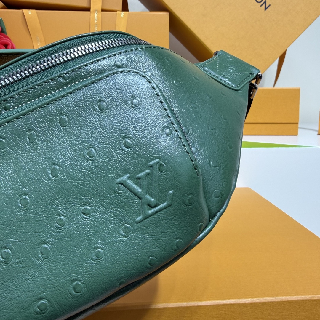 Louis Vuitton Basic Bag Cow Leather Green M-s