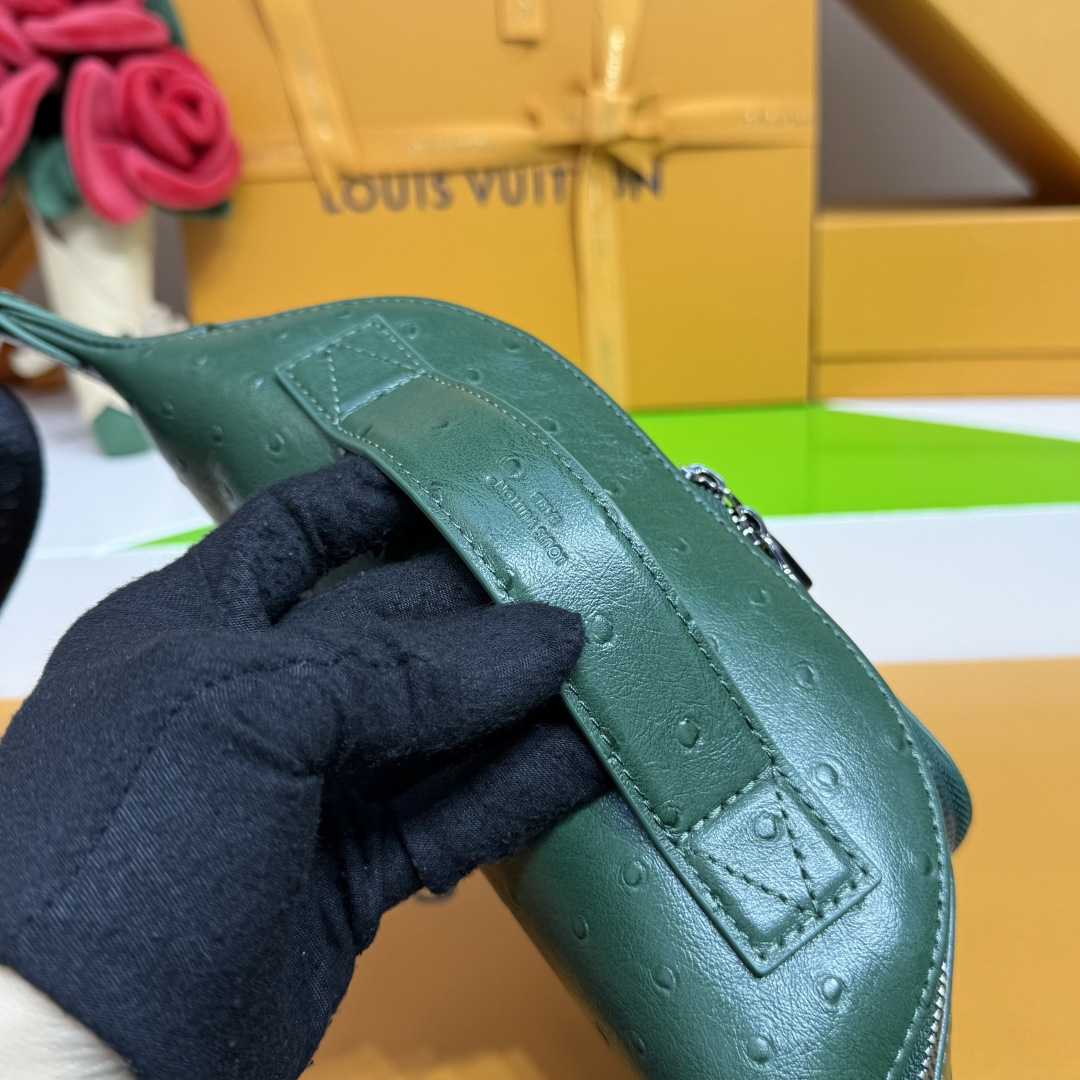 Louis Vuitton Basic Bag Cow Leather Green M-s