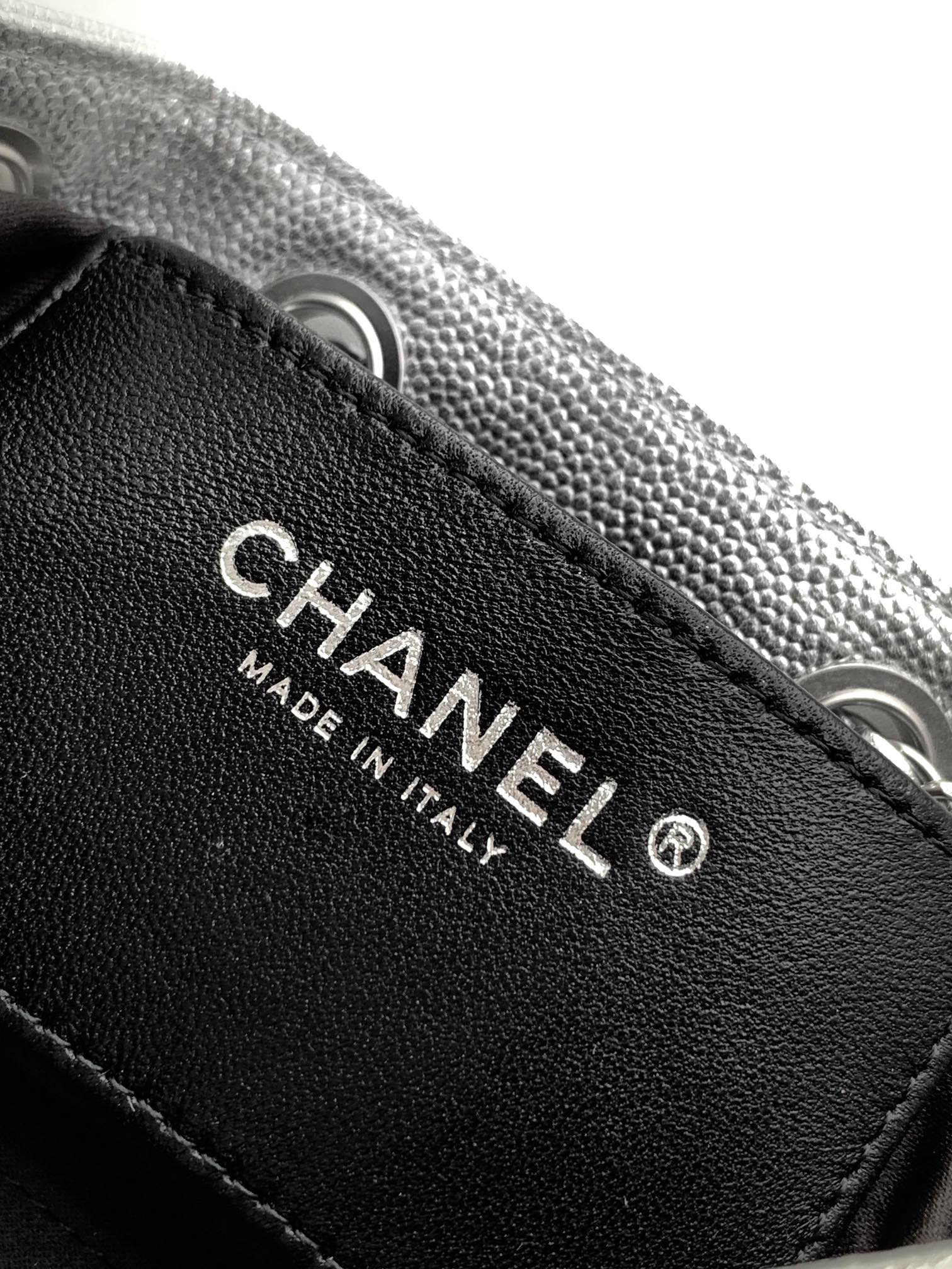 Chanel Basic Bag Silver M-l