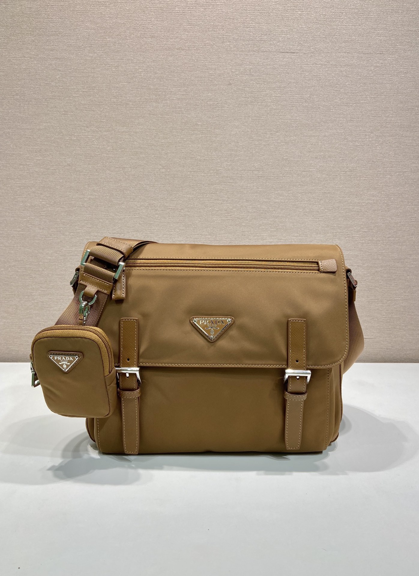 Prada Shoulder Bag Nylon 12cm-27cm-m-l