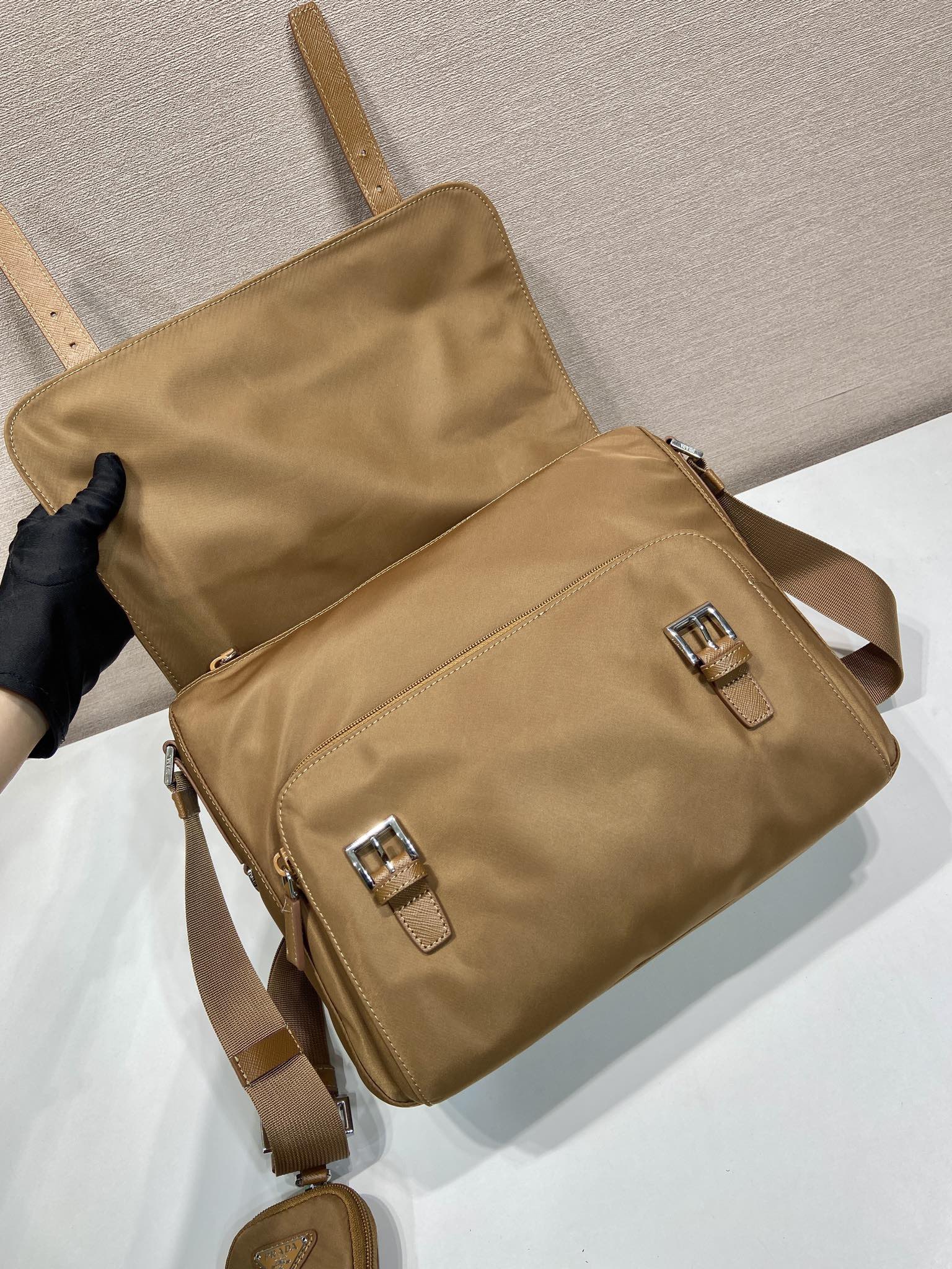 Prada Shoulder Bag Nylon 12cm-27cm-m-l