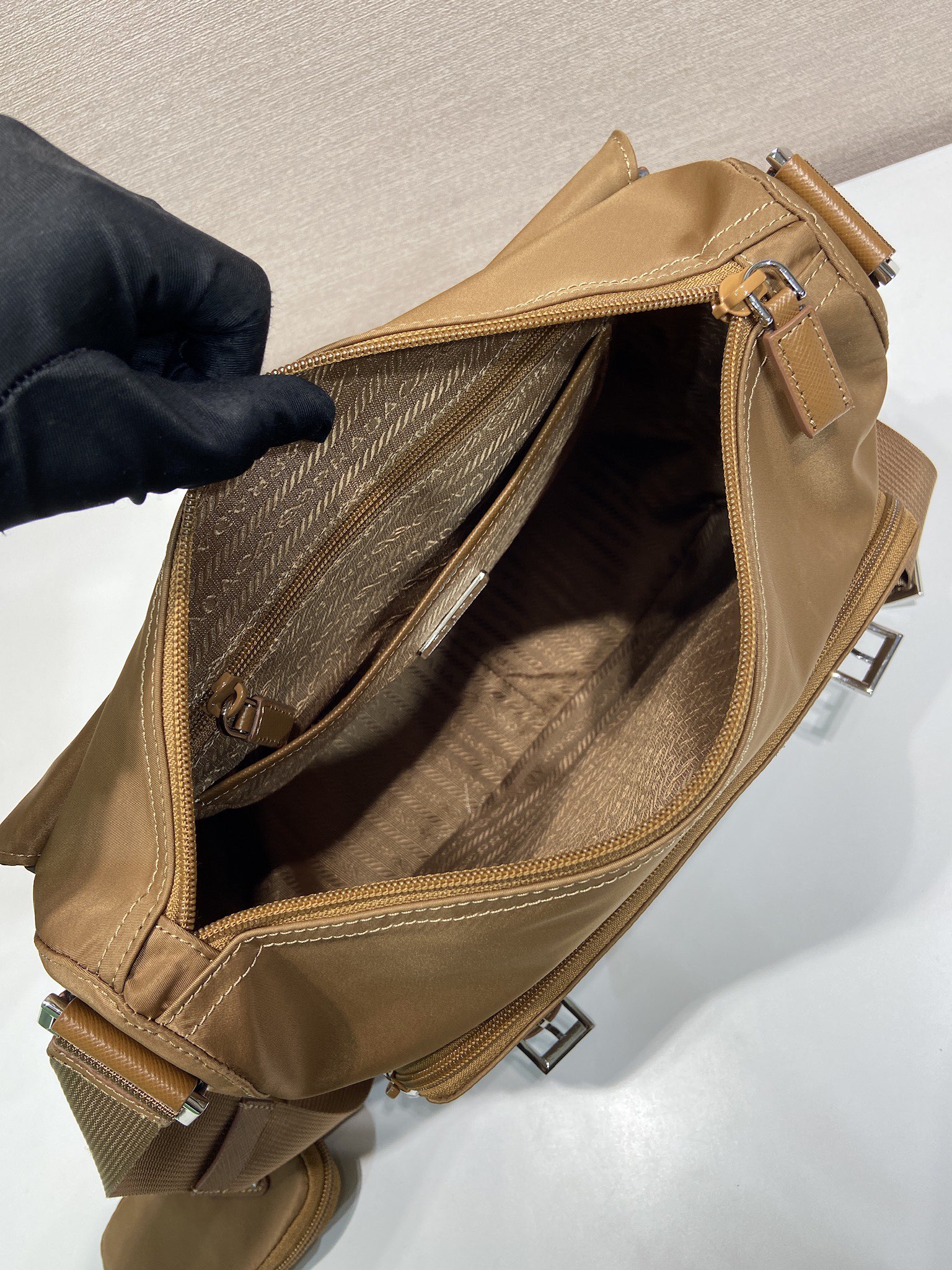 Prada Shoulder Bag Nylon 12cm-27cm-m-l