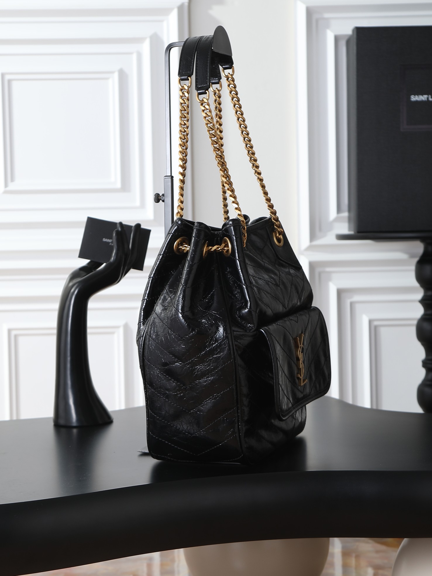 Ysl Tote Bag Cow Leather 12cm-l-s