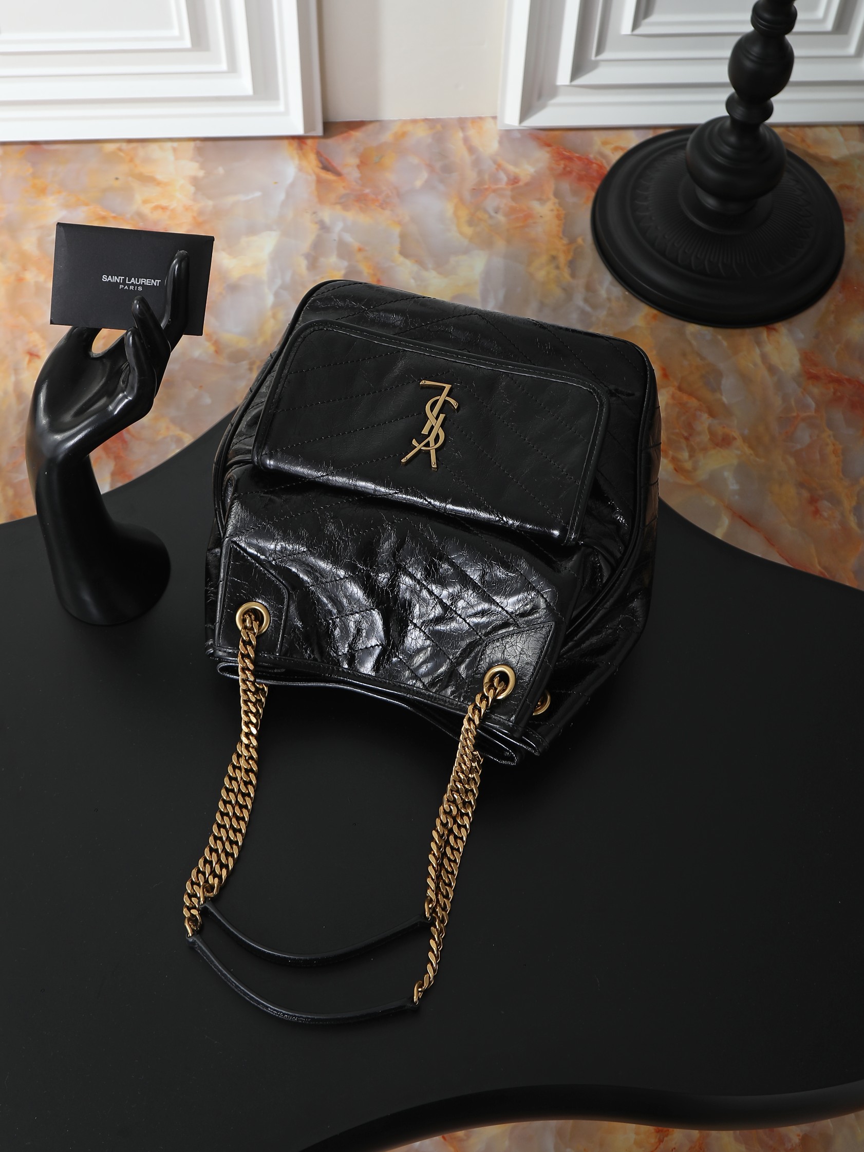 Ysl Tote Bag Cow Leather 12cm-l-s