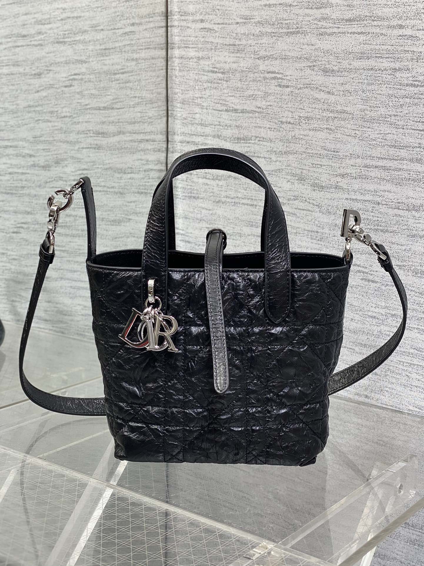 Basic Bag Cow Leather Foldable 18cm-s