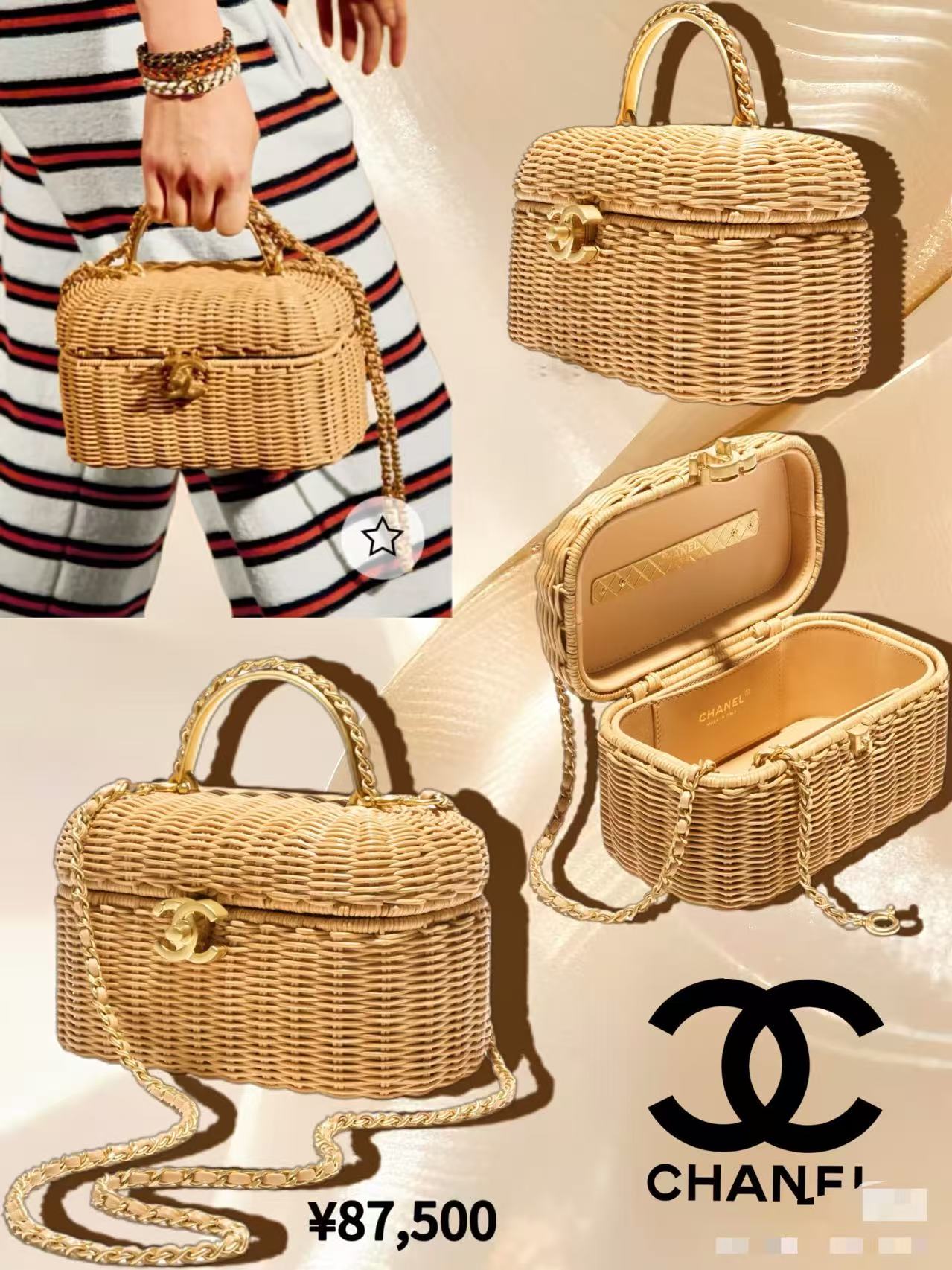 Chanel Basic Bag Gold L