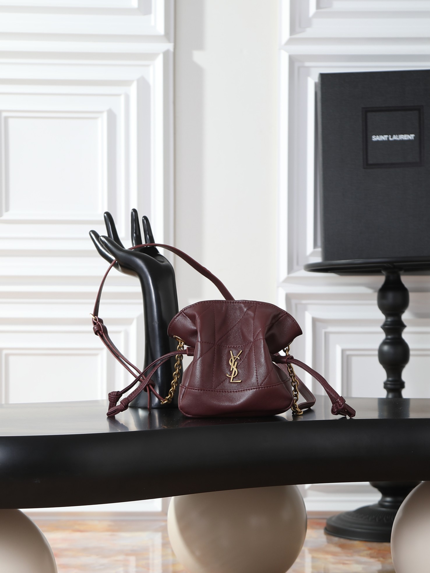 Ysl Tote Bag Sheepskin M-l-s