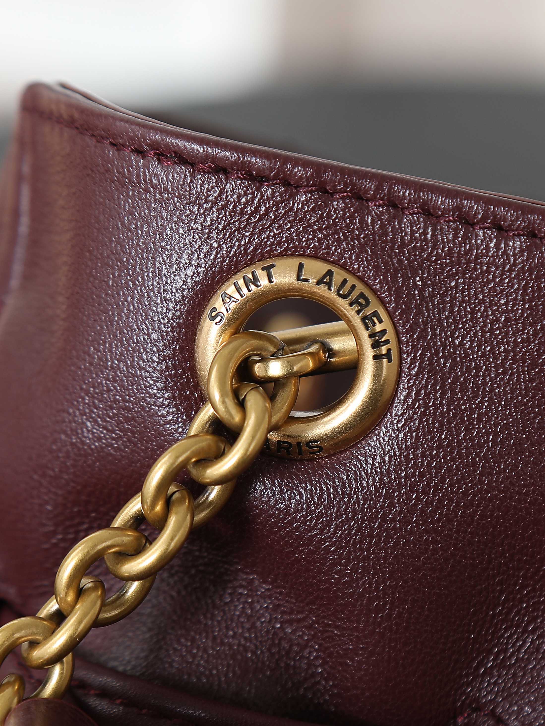 Ysl Tote Bag Sheepskin M-l-s