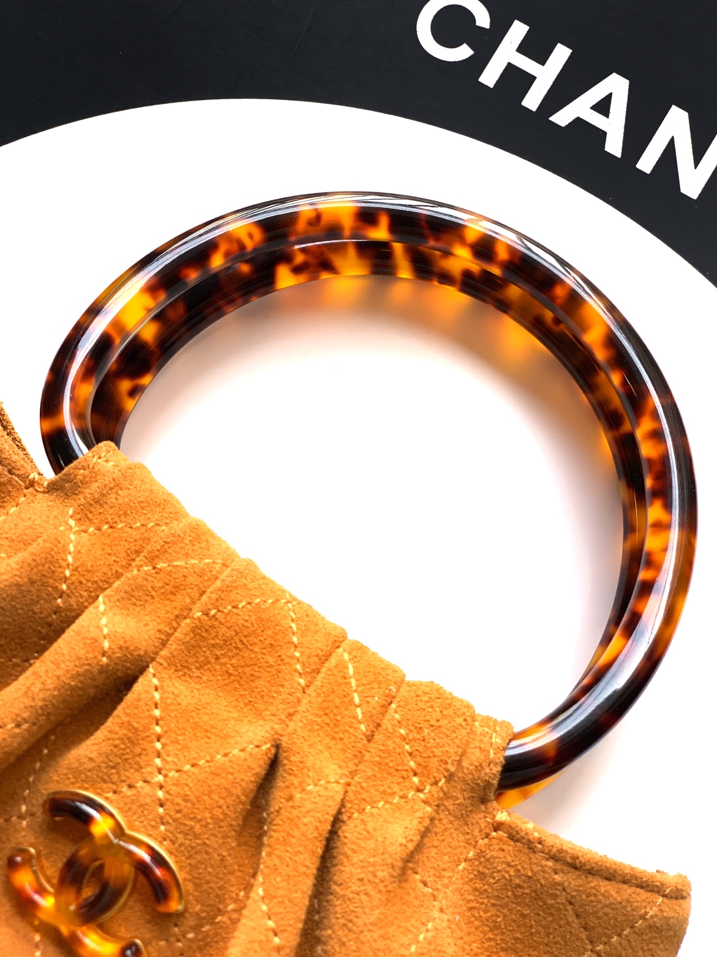 Chanel Tote Bag Brown 12cm-24cm-l