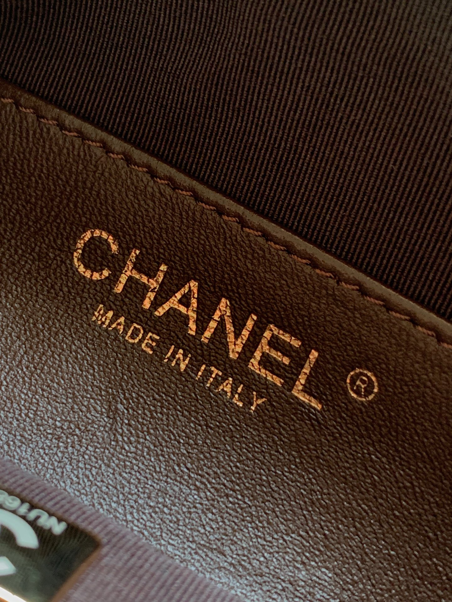 Chanel Tote Bag Brown 12cm-24cm-l