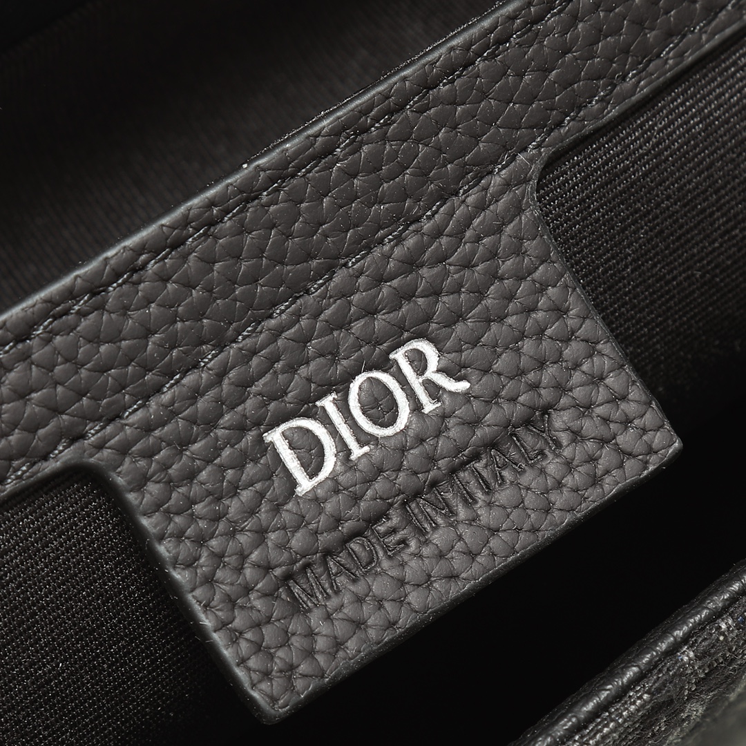 Dior Basic Bag Cow Leather Black M-l-s