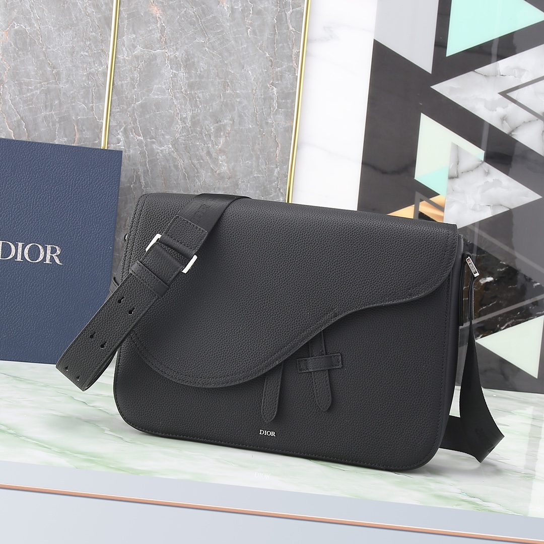 Dior Basic Bag Cow Leather Black M-l-s