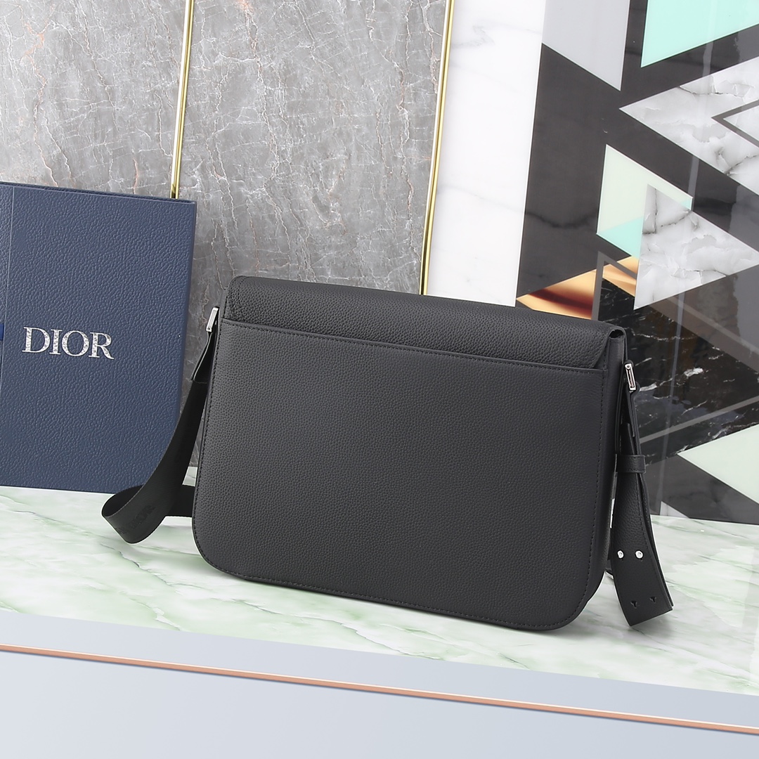 Dior Basic Bag Cow Leather Black M-l-s
