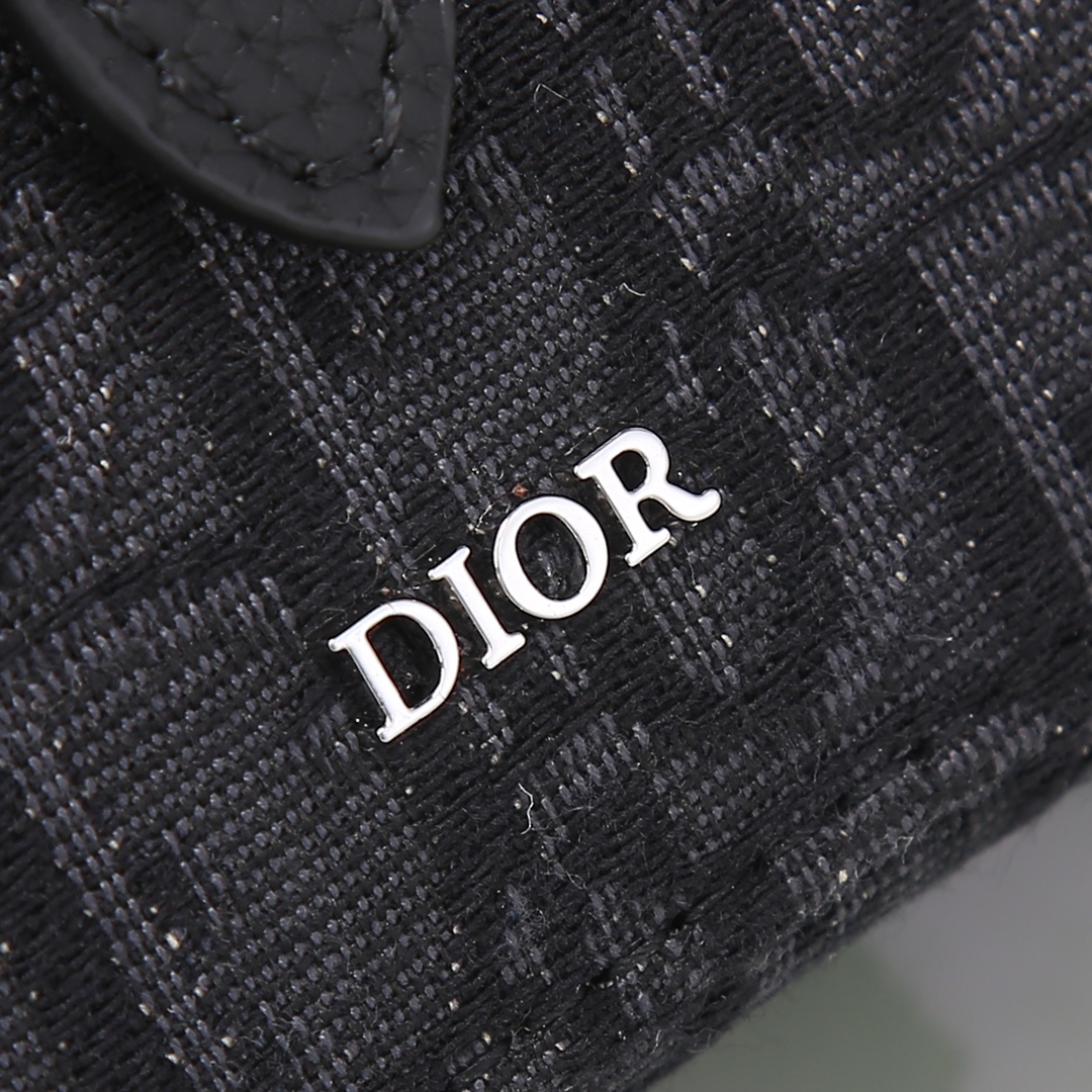 Dior Basic Bag Cow Leather Black M-l-s