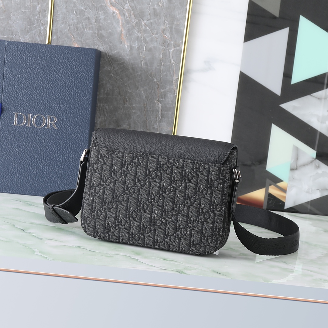 Dior Basic Bag Cow Leather Black L-s