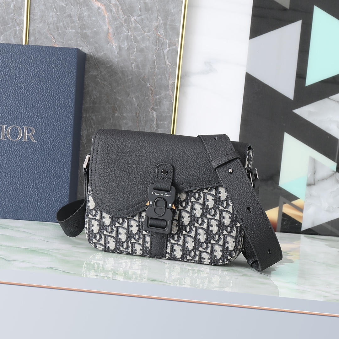 Dior Basic Bag Cow Leather Black L-s