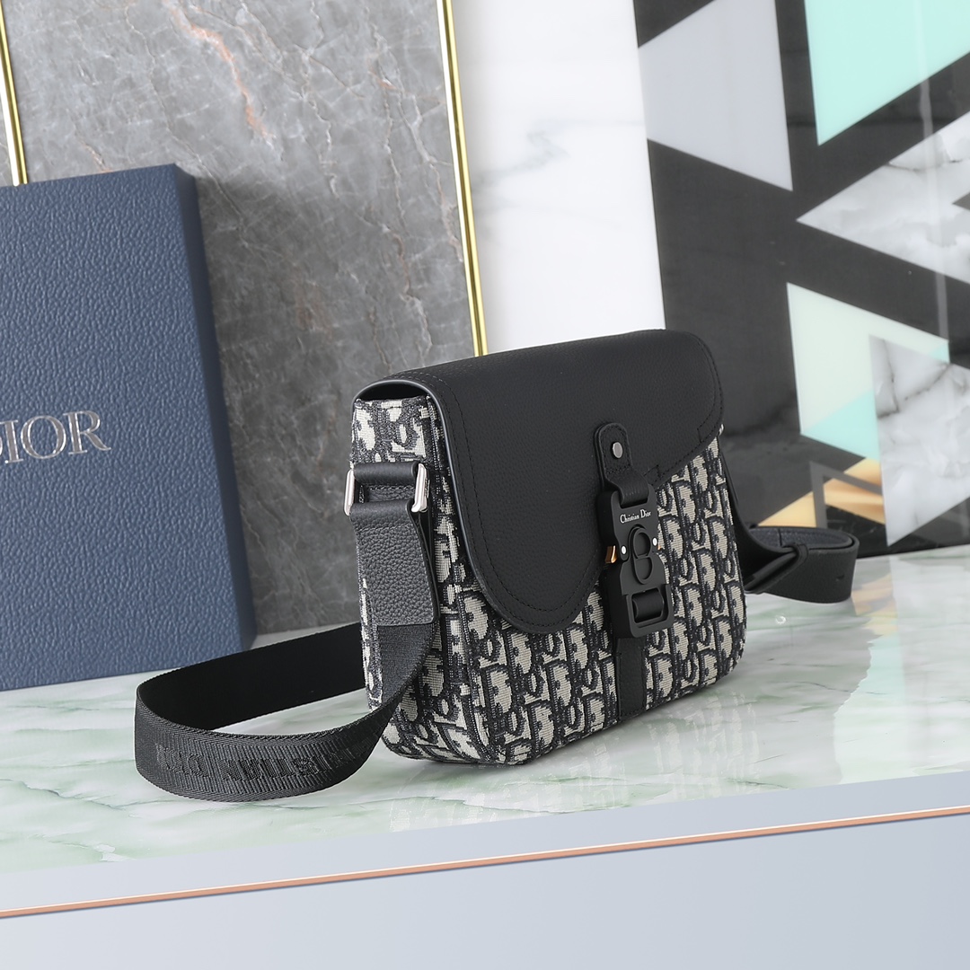 Dior Basic Bag Cow Leather Black L-s