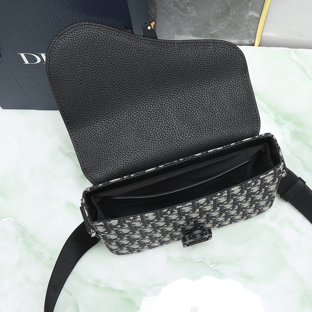 Dior Basic Bag Cow Leather Black L-s