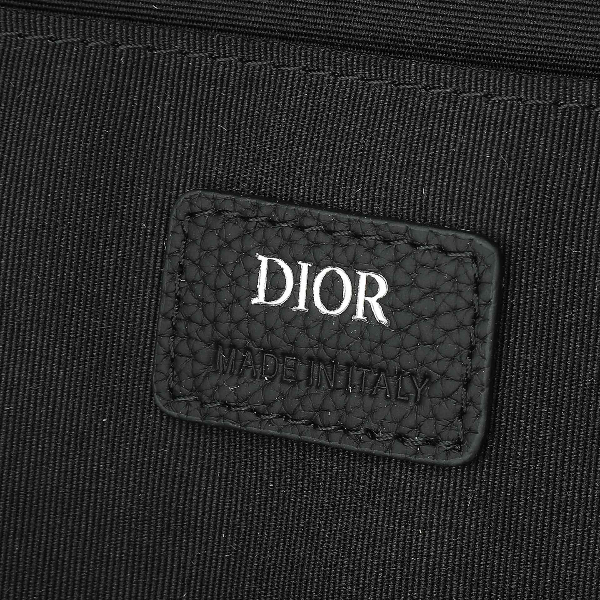 Dior Male Shoulder Bag Cow Leather Black L