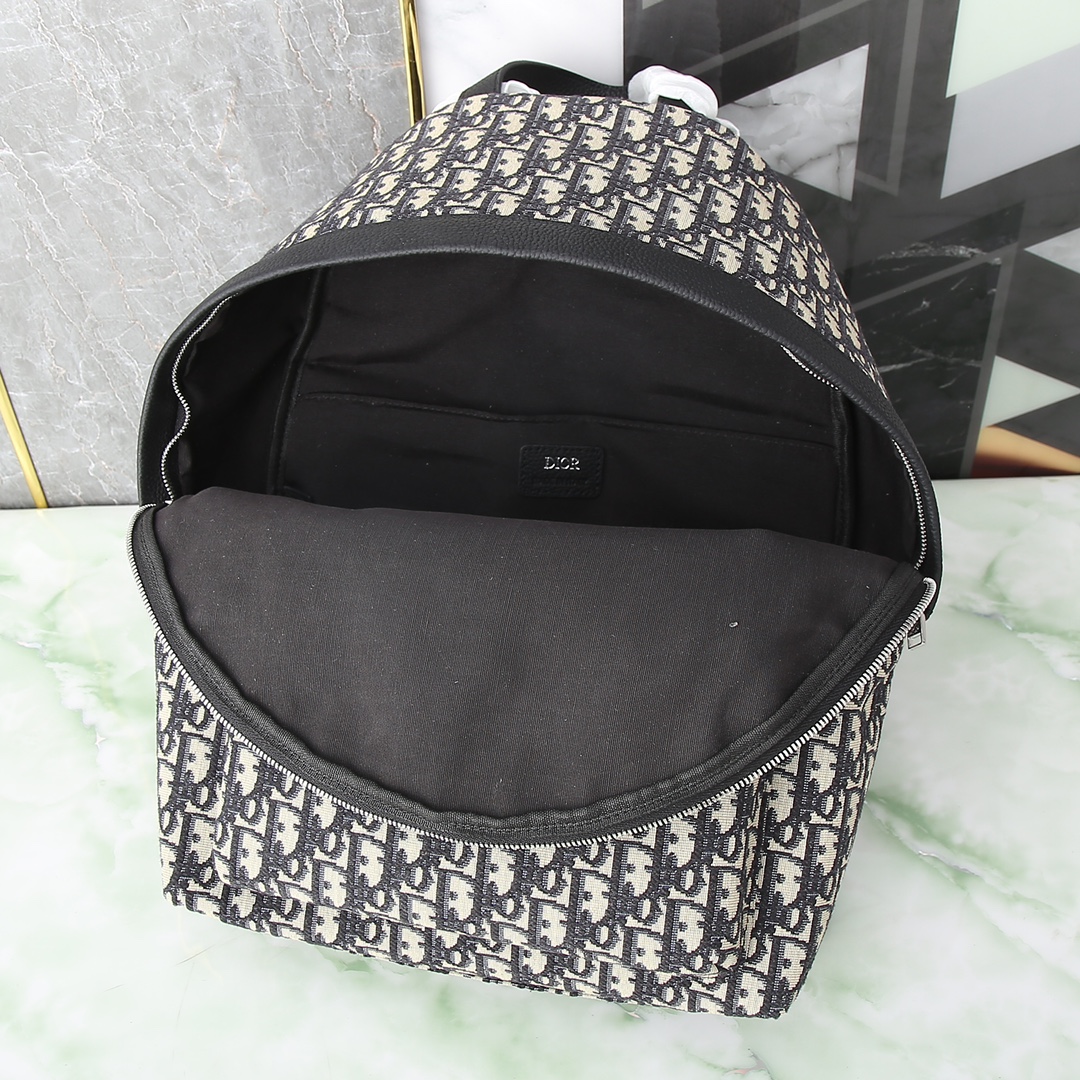 Dior Male Shoulder Bag Cow Leather Black L