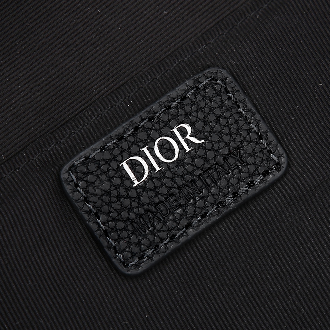 Dior Male Shoulder Bag Cow Leather Black L