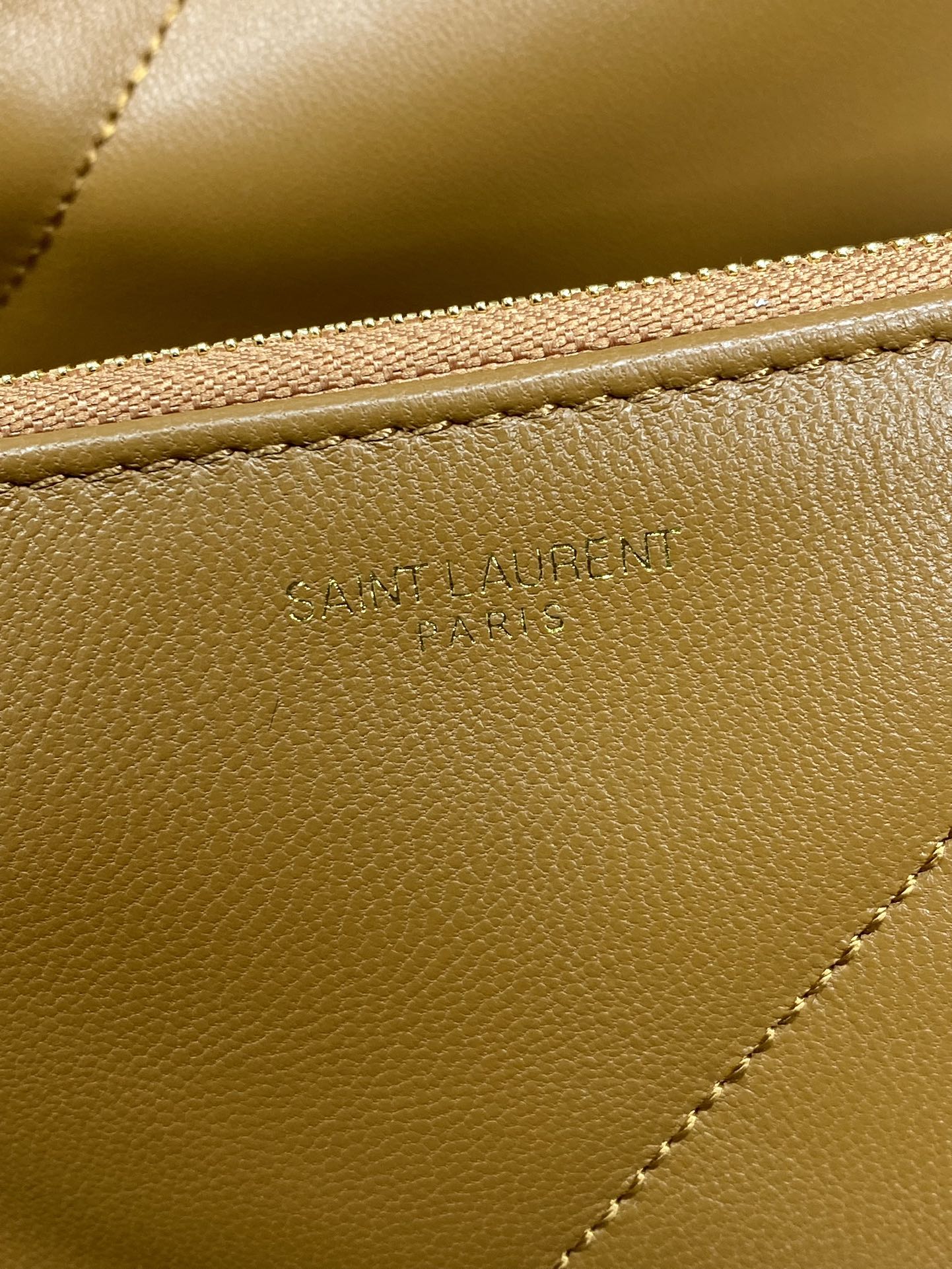 Ysl Basic Bag Sheepskin Brown M-l-s