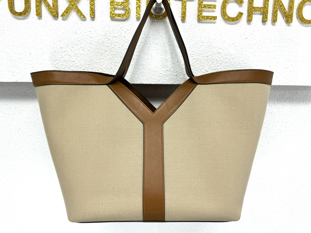 Tote Bag Cow Leather Brown Large Capacity 16cm-s