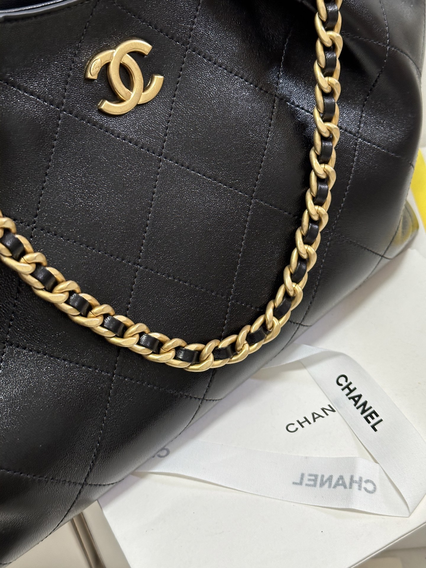 Basic Bag Sheepskin Black 13cm-s