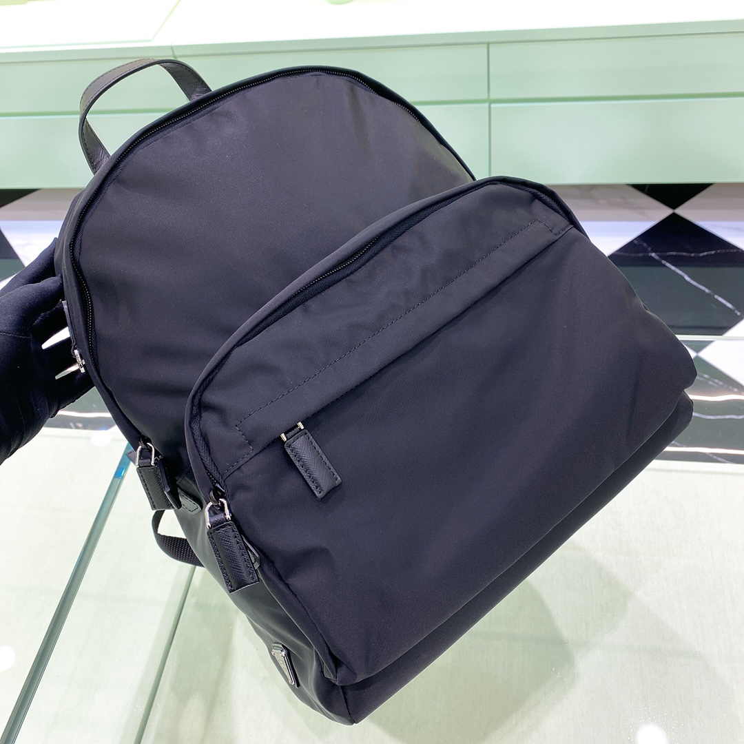 Prada Male Backpack Black Waterproof