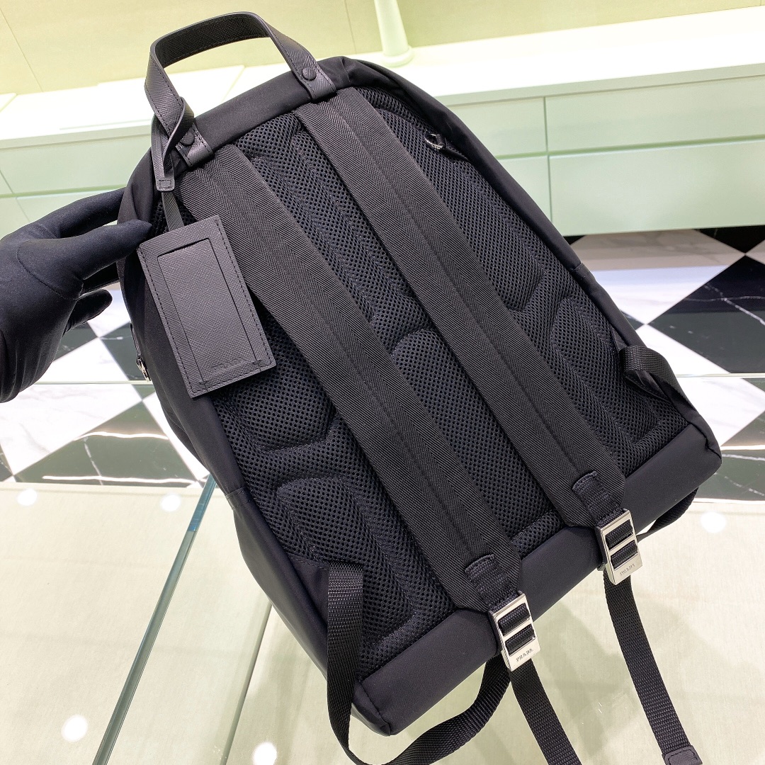 Prada Male Backpack Black Waterproof