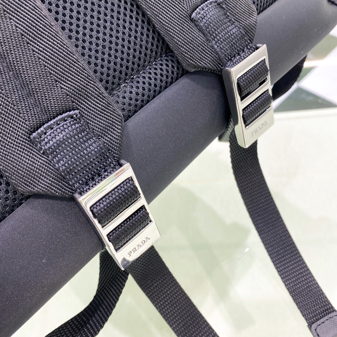 Prada Male Backpack Black Waterproof