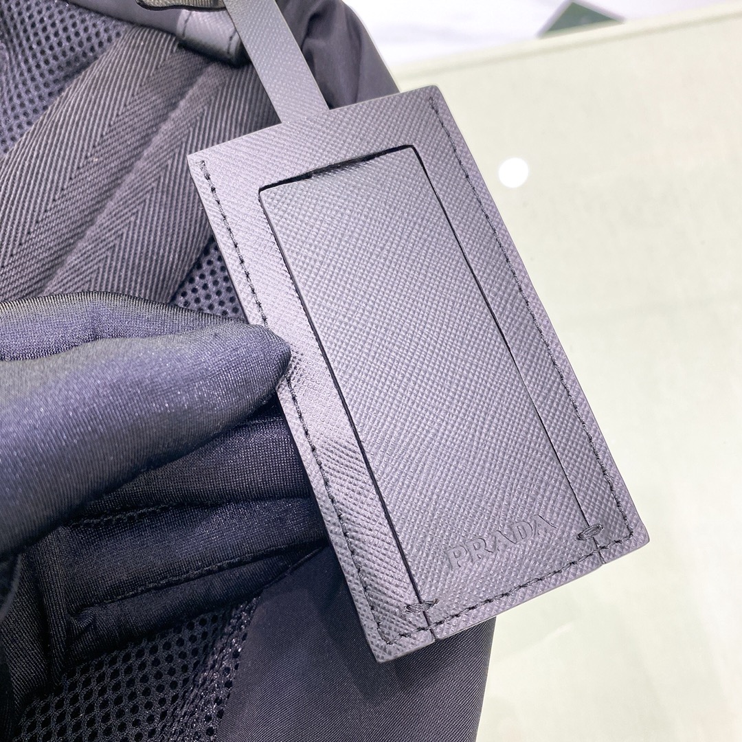 Prada Male Backpack Black Waterproof