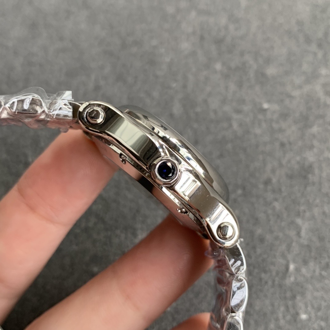 Chopard yf Small Sizeno Calendarhappy Diamonds Size30 mm case Diameter 2892 movement Steel Strapcolorfulchristmas Theme New Year Diamond