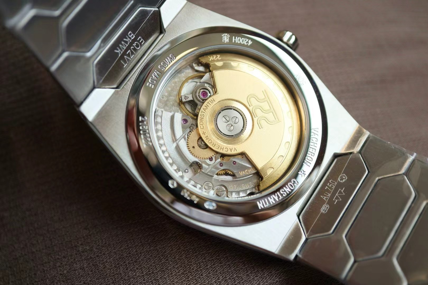 Vacheron Constantin Vc222 Mx --vcvacheron 4200 H/222 4200h/222 Watch Casesize37 mm 8.3 Movement Citizen9015 2455/2automatic Winding Strap