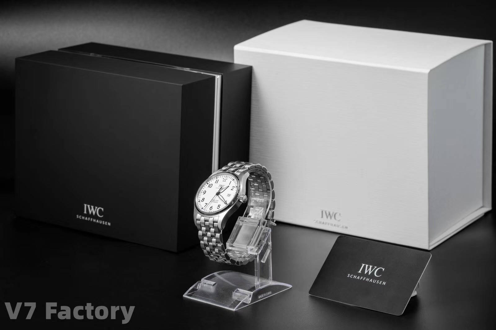 Iwc V7 Gram Steel Strap Originalsteel Strapmold Opening, Original, watch Clasp Markers Luminous Eta2892a2 movement,movement 2892 movement Thickness, V7 Originalmold Iwcclassic Style V7 Maker