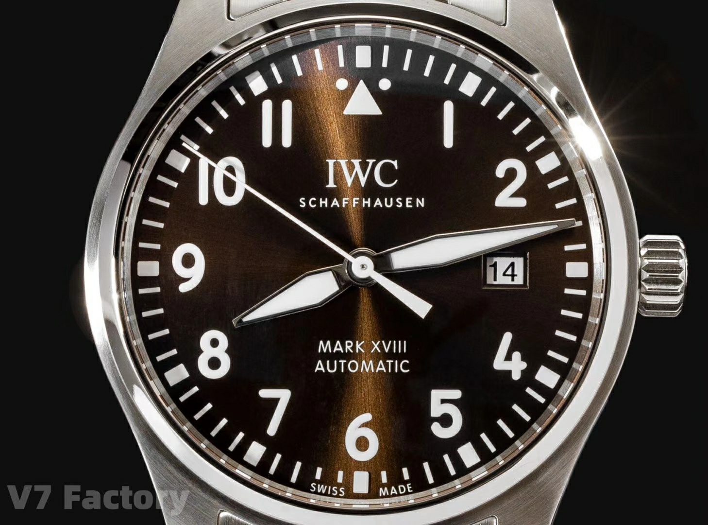 Iwc V7 Gram Steel Strap Originalsteel Strapmold Opening, Original, watch Clasp Markers Luminous Eta2892a2 movement,movement 2892 movement Thickness, V7 Originalmold Iwcclassic Style V7 Maker