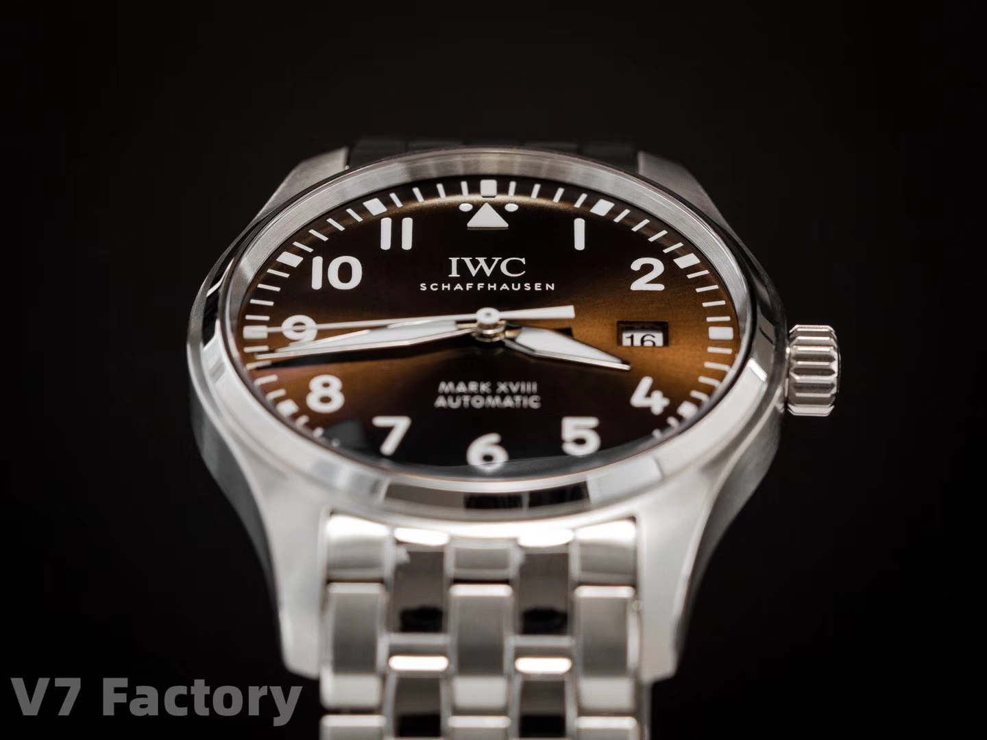 Iwc V7 Gram Steel Strap Originalsteel Strapmold Opening, Original, watch Clasp Markers Luminous Eta2892a2 movement,movement 2892 movement Thickness, V7 Originalmold Iwcclassic Style V7 Maker