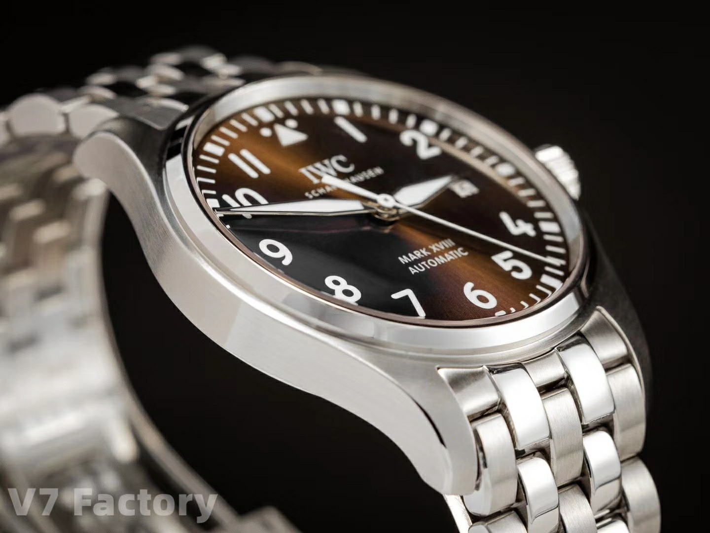 Iwc V7 Gram Steel Strap Originalsteel Strapmold Opening, Original, watch Clasp Markers Luminous Eta2892a2 movement,movement 2892 movement Thickness, V7 Originalmold Iwcclassic Style V7 Maker