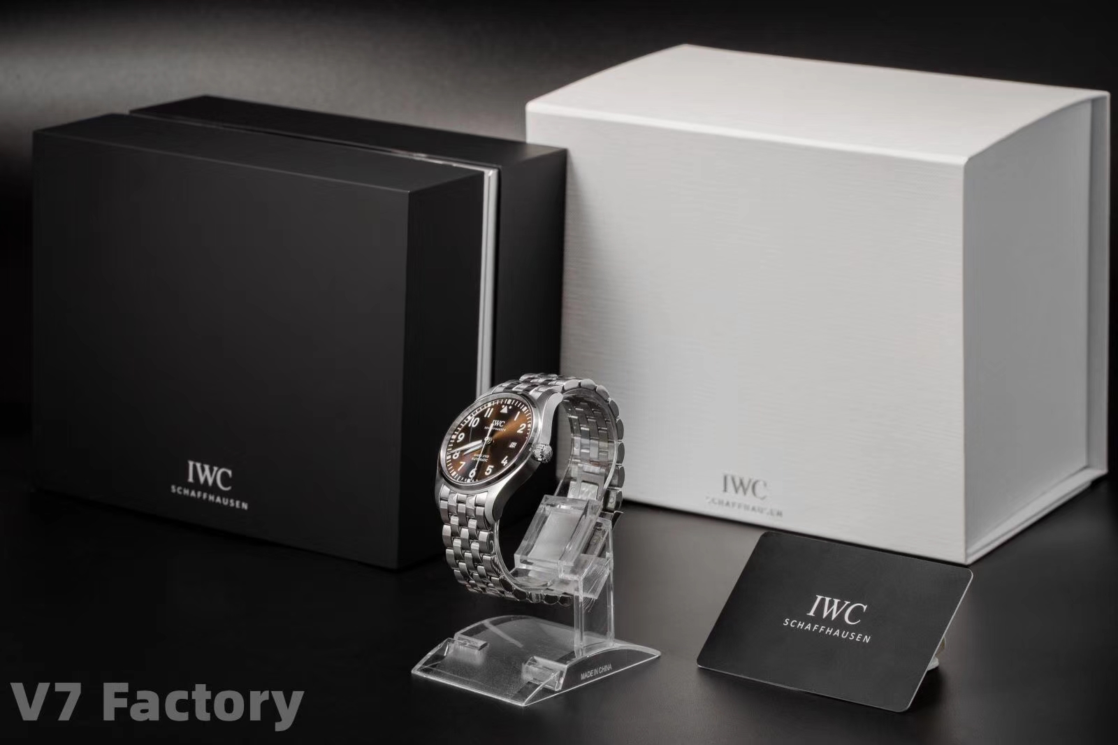 Iwc V7 Gram Steel Strap Originalsteel Strapmold Opening, Original, watch Clasp Markers Luminous Eta2892a2 movement,movement 2892 movement Thickness, V7 Originalmold Iwcclassic Style V7 Maker