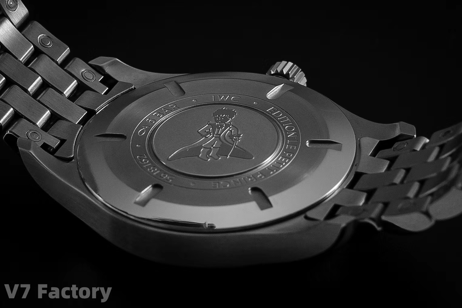 Iwc V7 Gram Steel Strap Originalsteel Strapmold Opening, Original, watch Clasp Markers Luminous Eta2892a2 movement,movement 2892 movement Thickness, V7 Originalmold Iwcclassic Style V7 Maker