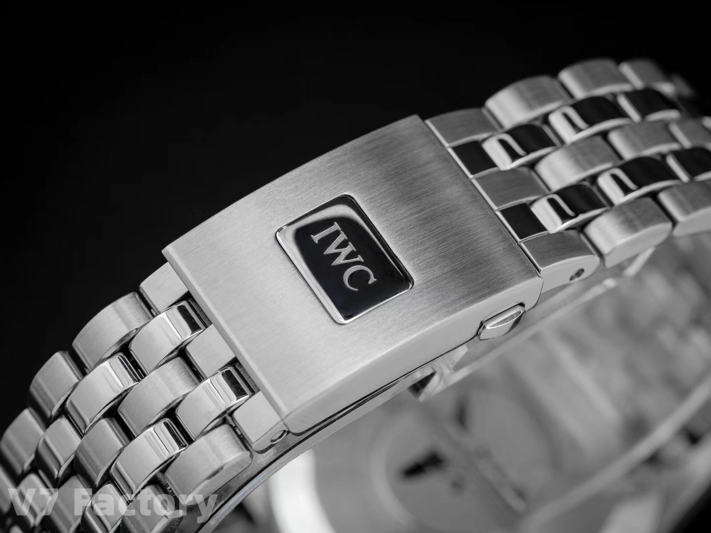 Iwc V7 Gram Steel Strap Originalsteel Strapmold Opening, Original, watch Clasp Markers Luminous Eta2892a2 movement,movement 2892 movement Thickness, V7 Originalmold Iwcclassic Style V7 Maker