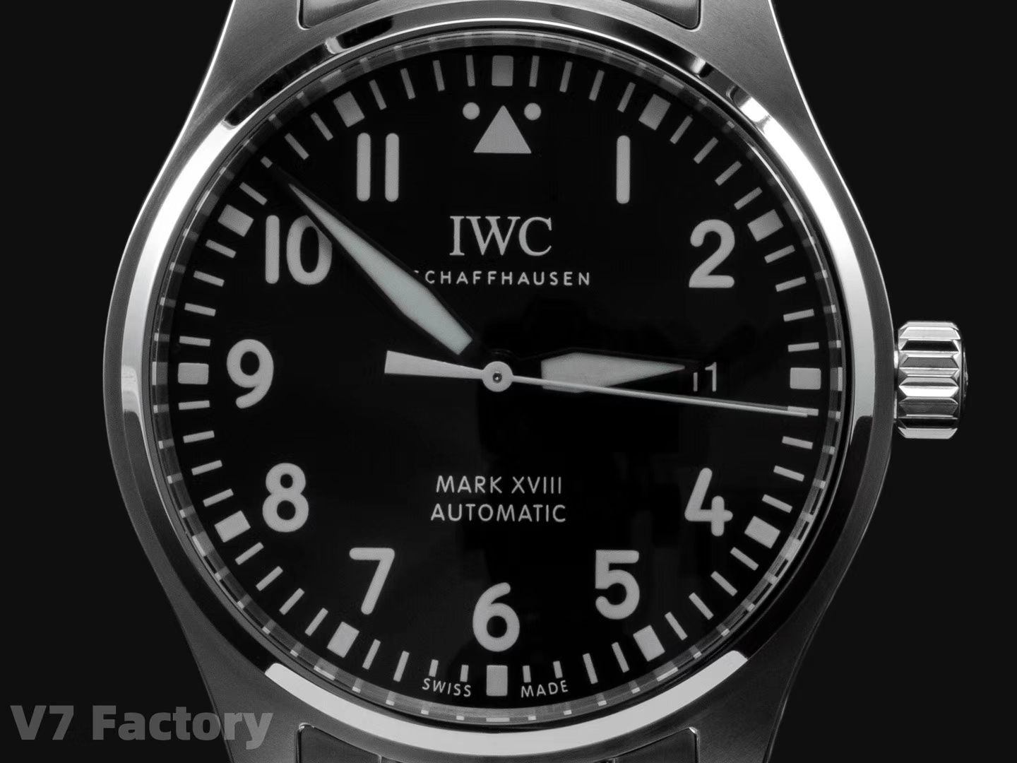 Iwc V7 Gram Steel Strap Originalsteel Strapmold Opening, Original, watch Clasp Markers Luminous Eta2892a2 movement,movement 2892 movement Thickness, V7 Originalmold Iwcclassic Style V7 Maker