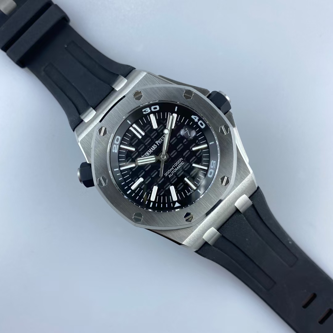 Audemars Piguet Aps 15703 Watch Dial Markers Markers.watch Hands Original Case Ceramic ap Movement 9015 Strap Clasp Strapwatch 42 Size, 316