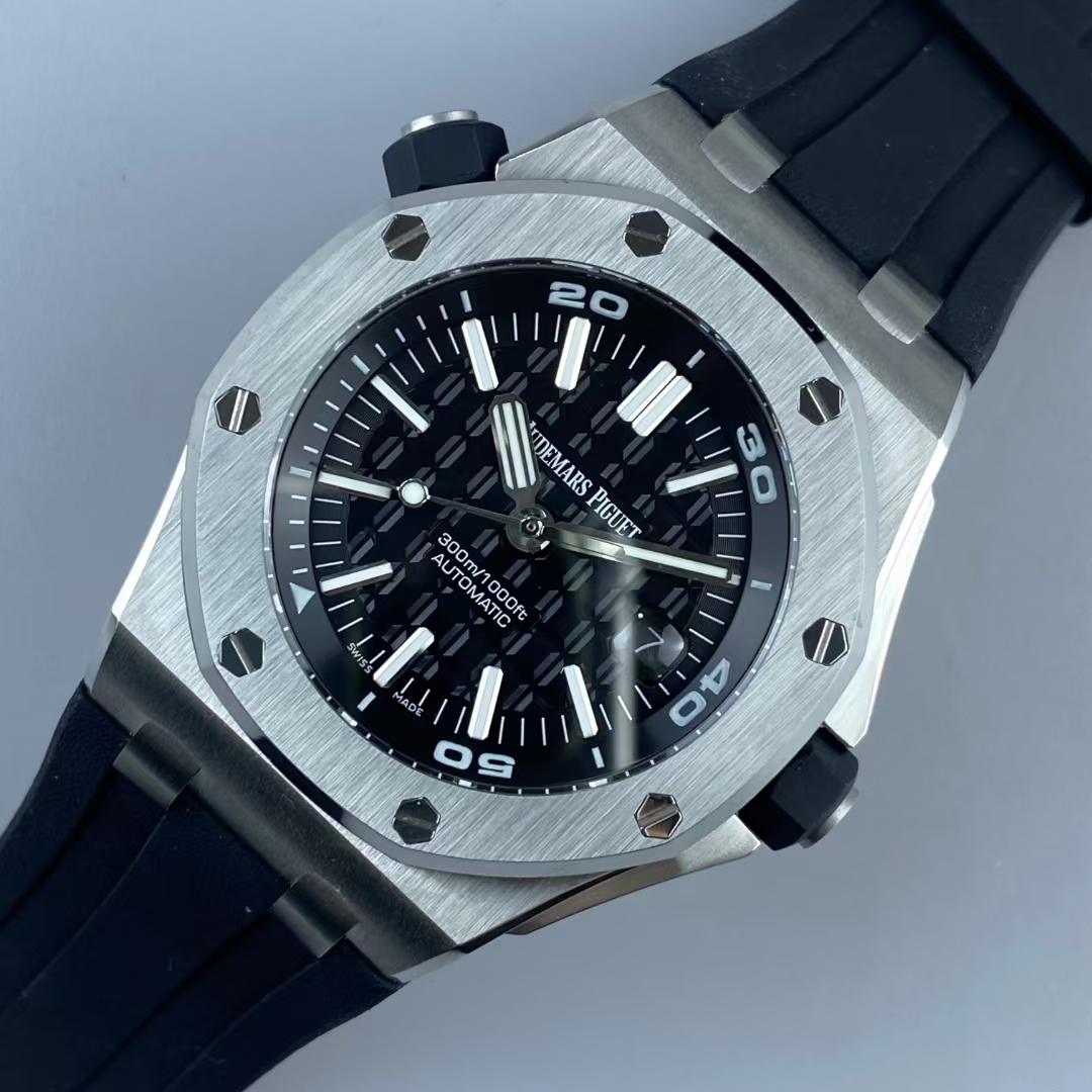 Audemars Piguet Aps 15703 Watch Dial Markers Markers.watch Hands Original Case Ceramic ap Movement 9015 Strap Clasp Strapwatch 42 Size, 316