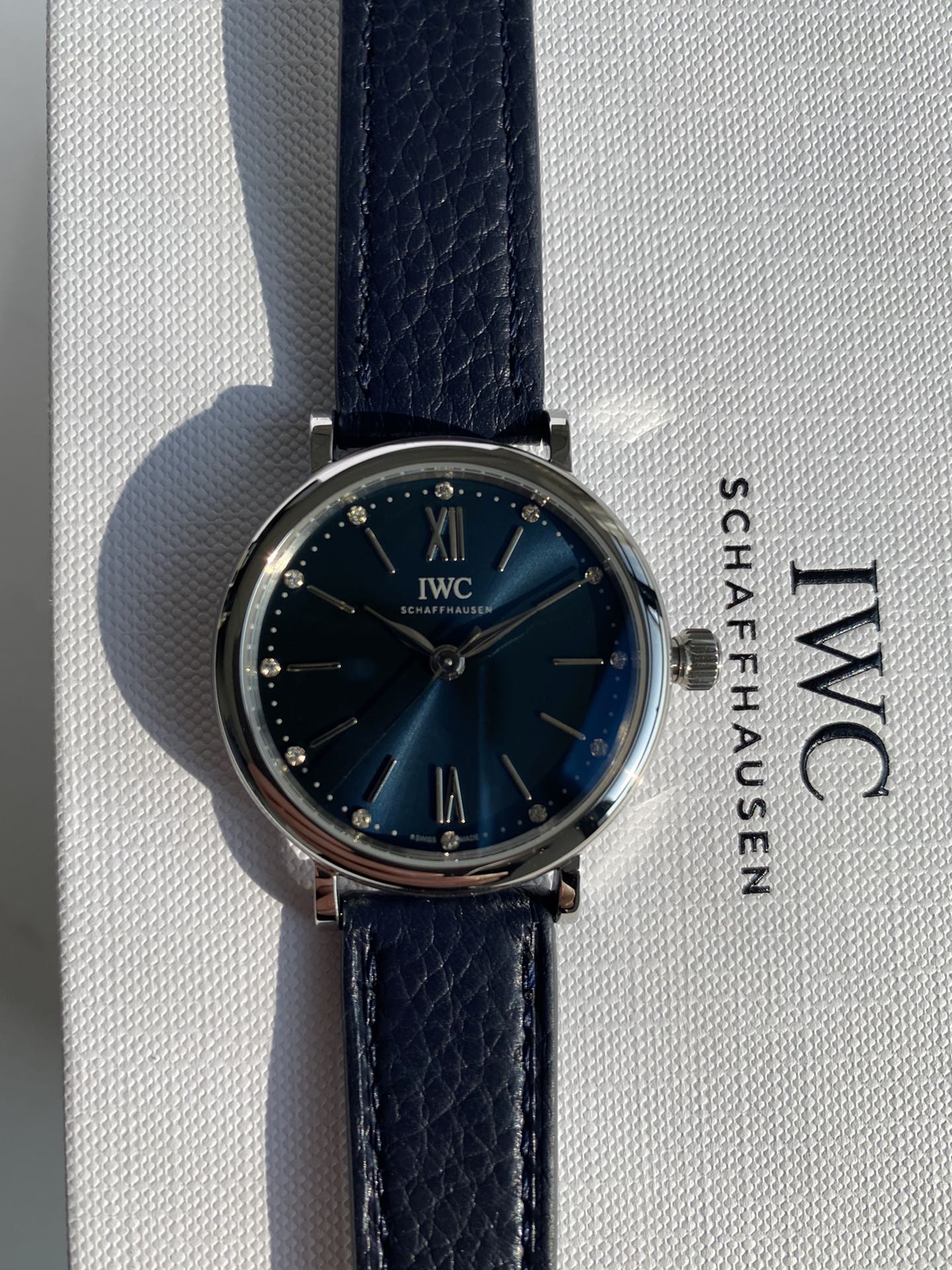 Iwc Nr Factory 34 mm Mold Opening ,2023 Iwciwc ,size34 Mechanical 1984 Diameter Watch Case,12 Identification K Hands 2892 Mechanicalmovement 35100 Womens Santoni Strap. ,1 Original Thickness movement, ,2 ,3 ,4 5
