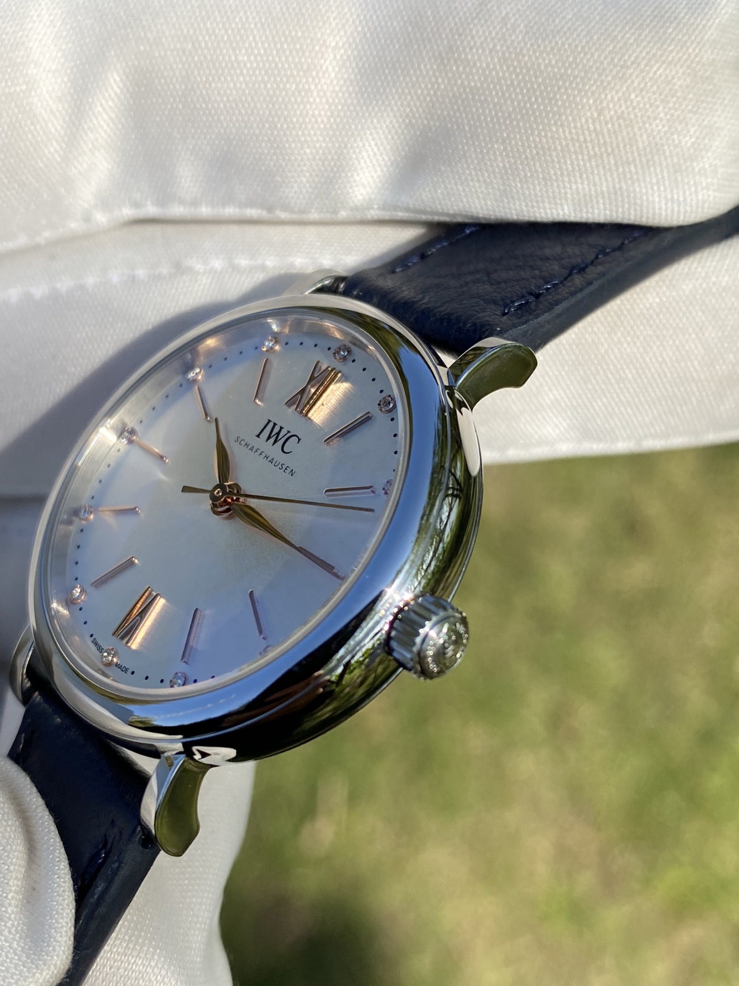 Iwc Nr Factory 34 mm Mold Opening ,2023 Iwciwc ,size34 Mechanical 1984 Diameter Watch Case,12 Identification K Hands 2892 Mechanicalmovement 35100 Womens Santoni Strap. ,1 Original Thickness movement, ,2 ,3 ,4 5