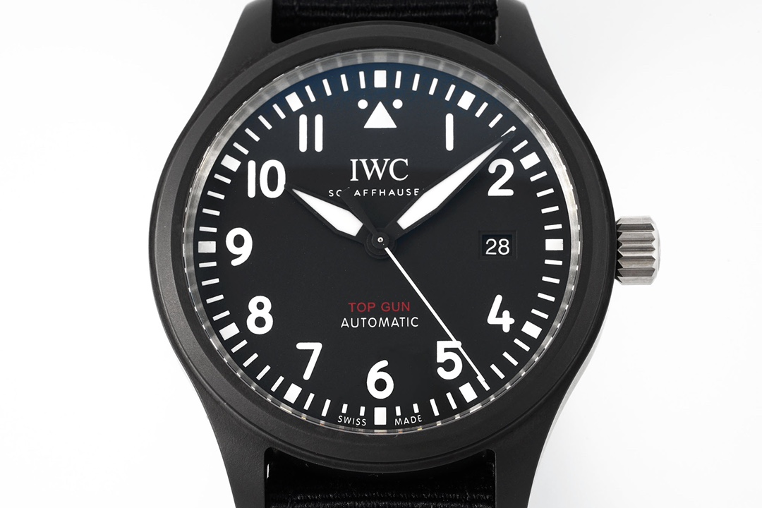 Iwc Zf Ceramic Diameter41 mm Size, Watch Case Date Display Movement 9015 Movementthickness, Thickness