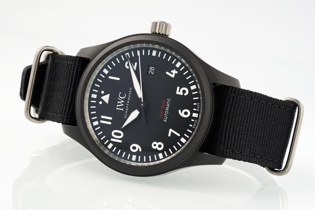 Iwc Zf Ceramic Diameter41 mm Size, Watch Case Date Display Movement 9015 Movementthickness, Thickness