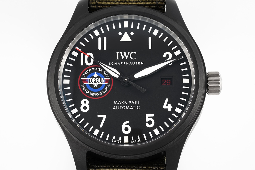 Iwc Zf Ceramic Diameter41 mm Size, Watch Case Date Display Movement 9015 Movementthickness, Thickness