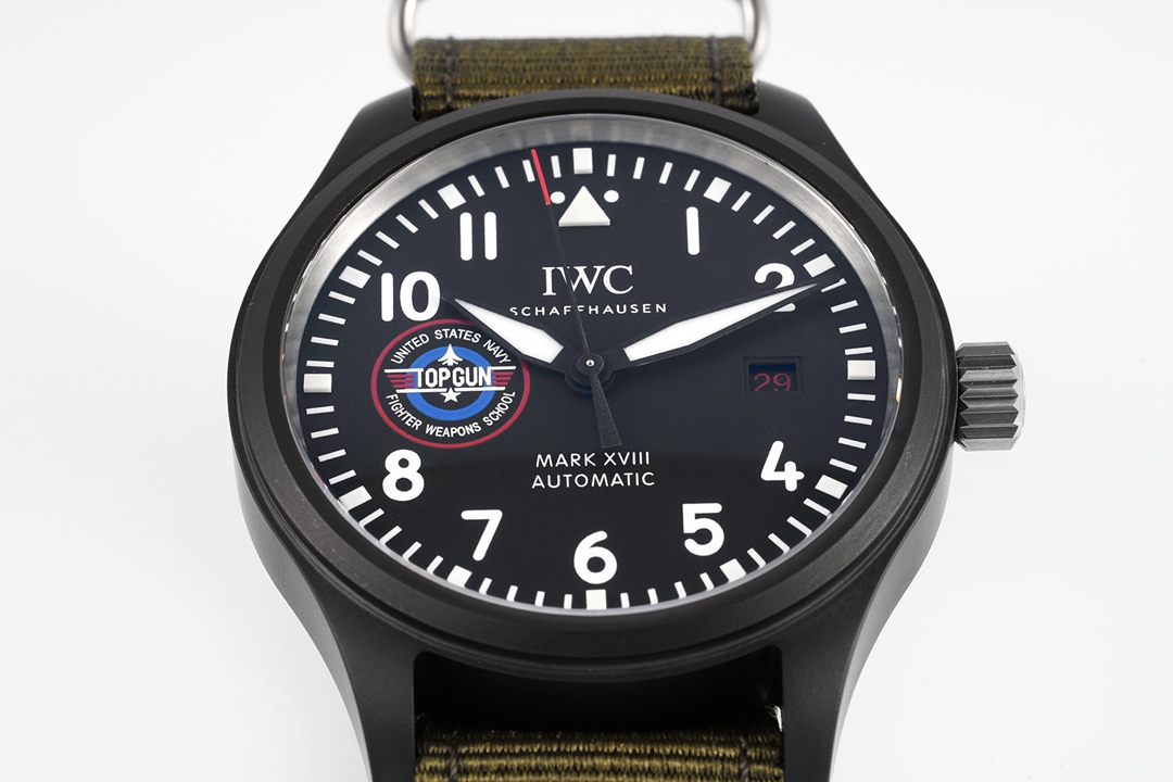 Iwc Zf Ceramic Diameter41 mm Size, Watch Case Date Display Movement 9015 Movementthickness, Thickness